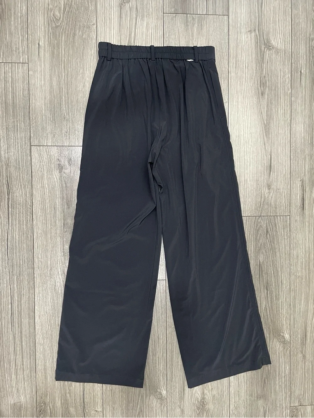 Vuori Villa Trouser Wide-Leg Pants Dark Charcoal Size Small - Picture 9 of 9